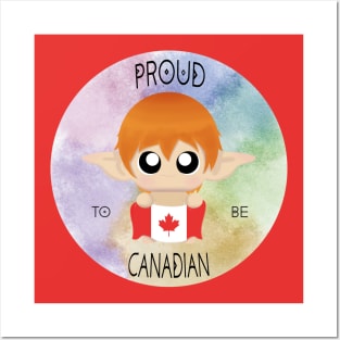 Proud to be Canadian (Sleepy Forest Creatures) Posters and Art